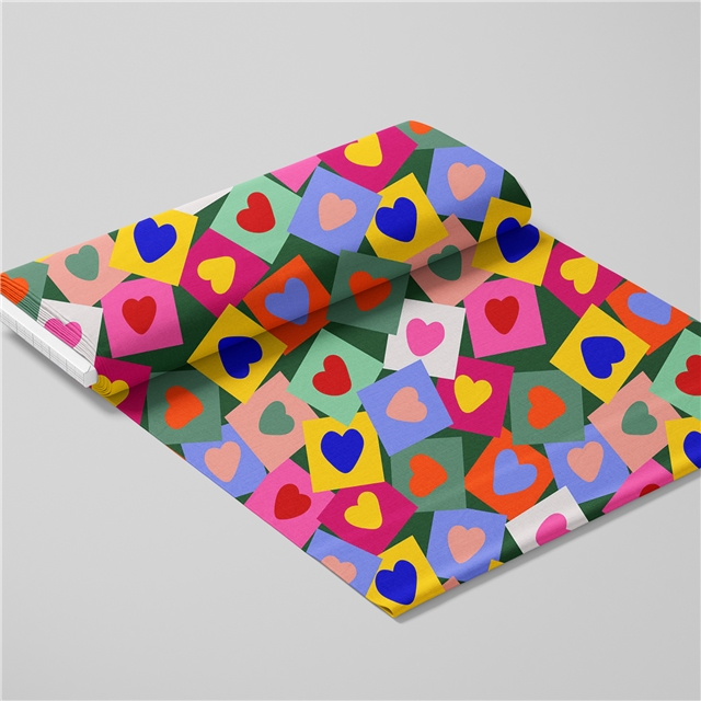 polyester cotton valentine