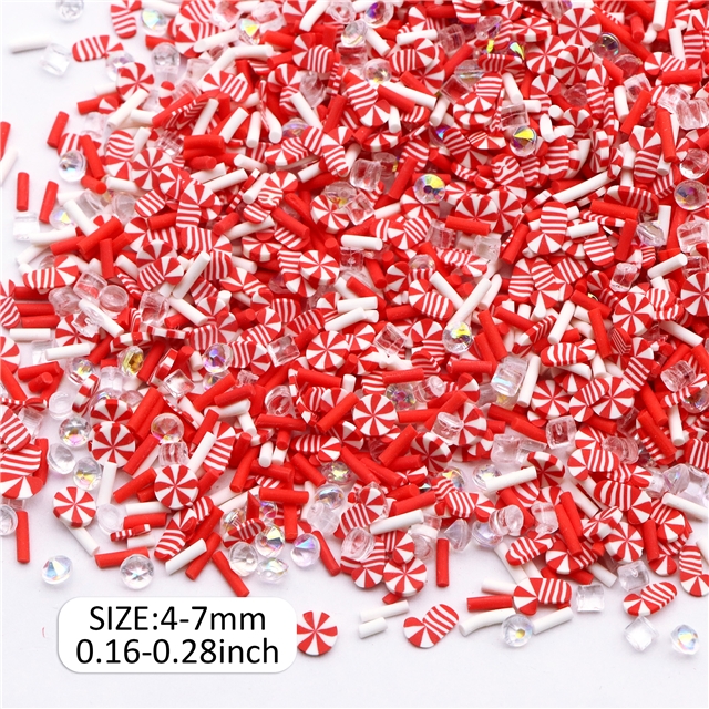 Christmas series soft ceramic slice packaging filler 44#,10g