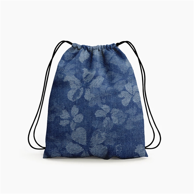 flower jacquard denim fabric