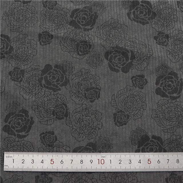 flower corduroy fabric