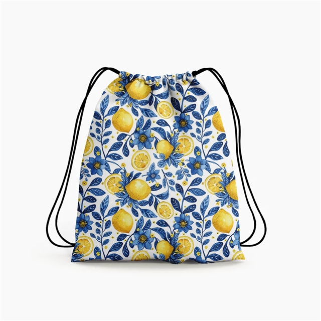 polyester cotton geometric lemon series polyester cotton fabric set (6 pcs/set)