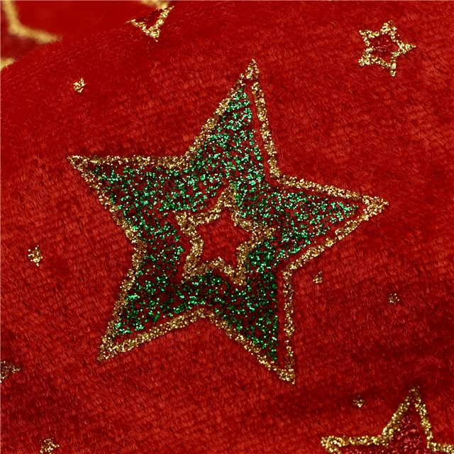 glitter star velvet fabric