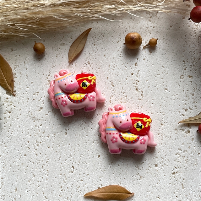 plastic/resin year of the horse 3d resin accessories