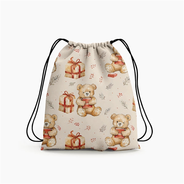 polyester cotton geometric bear series polyester cotton fabric set (6 pcs/set)