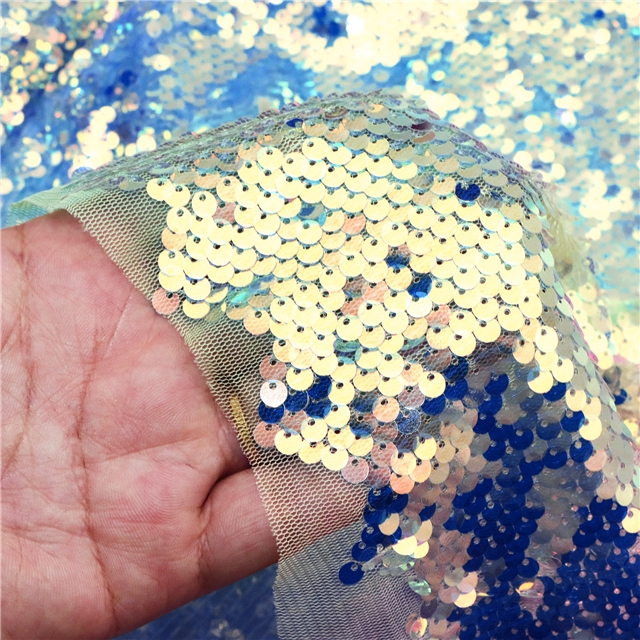 colorful fish scale candy colored sequins fabric 1#,50*130cm(19.7*51.2