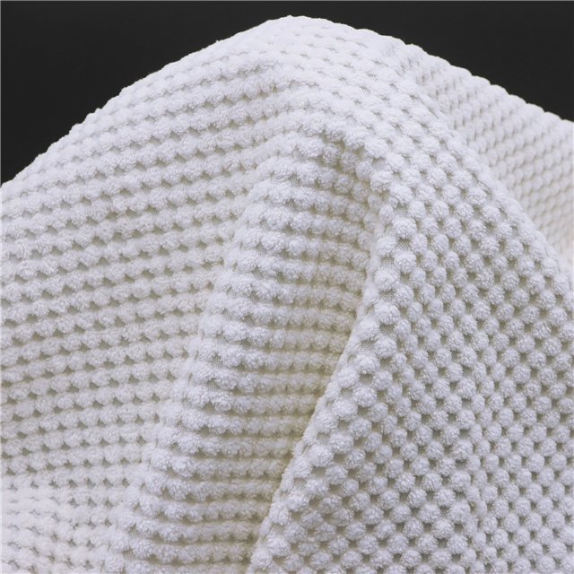 plain jacquard pineapple plaid velvet fabric