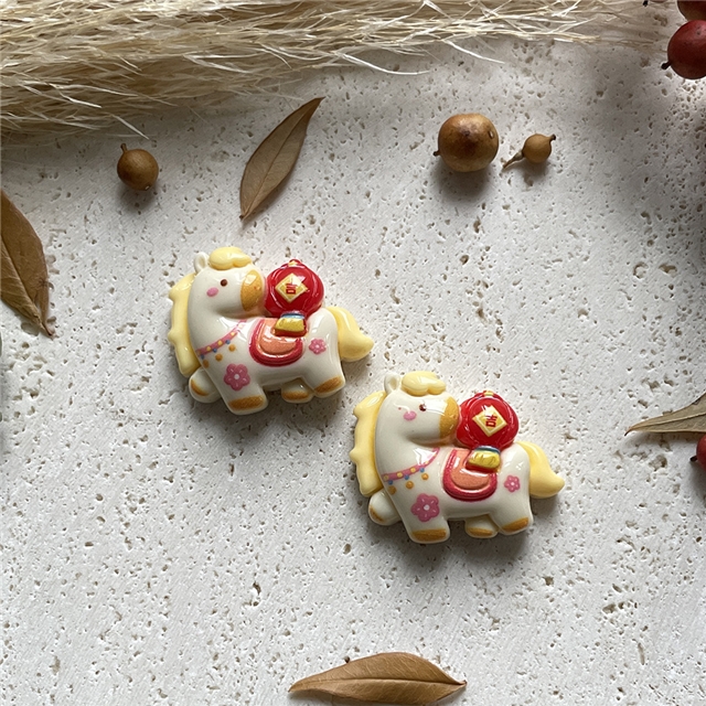 plastic/resin year of the horse 3d resin accessories