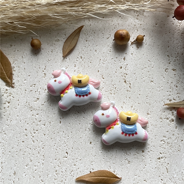 plastic/resin year of the horse 3d resin accessories