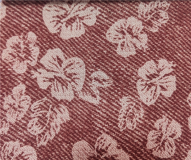 2 ways micro elasticity diagonal flower printed suede fabric