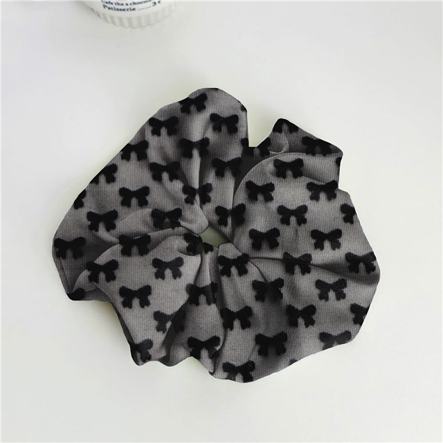 3d plush bowknot plain jacquard fabric