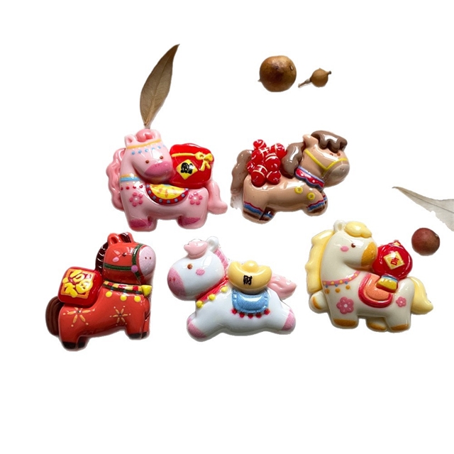 plastic/resin year of the horse 3d resin accessories