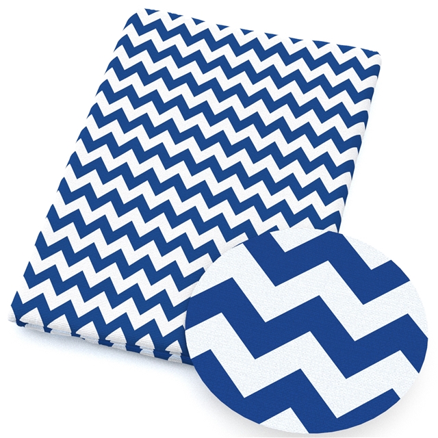 polyester cotton blue geometry series polyester cotton fabric set (12 pcs/set)