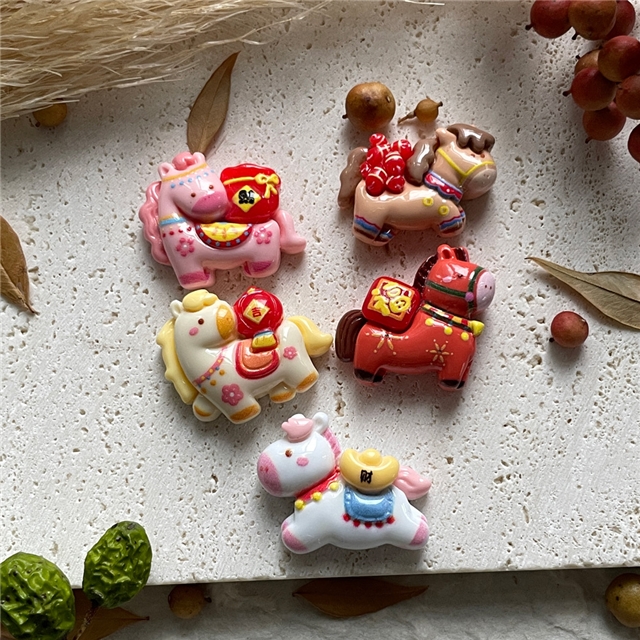 plastic/resin year of the horse 3d resin accessories