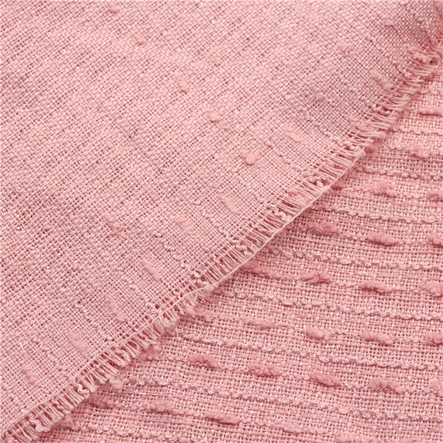 bright silk plush dots stripe woolen woven small fragrant fabric