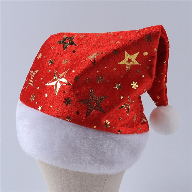 gold hot stamping swirls star short plush fabric