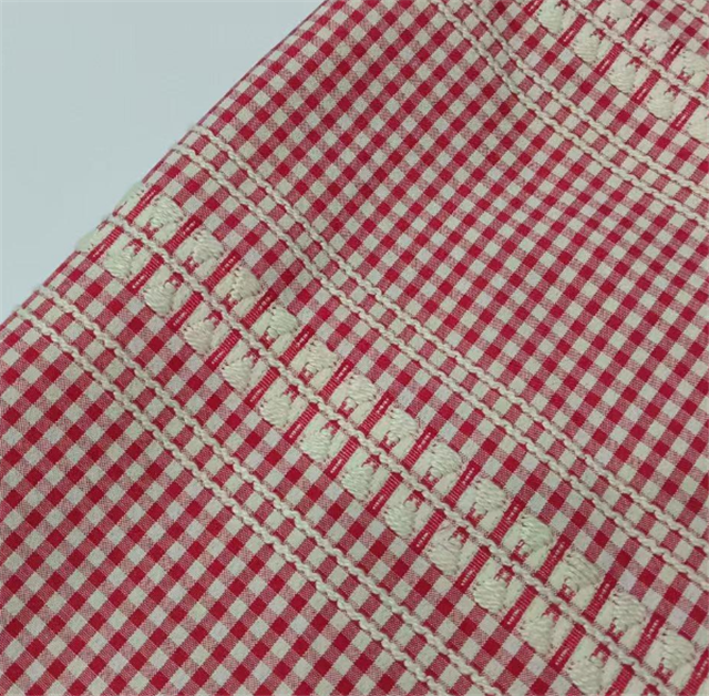 lattice embroidery fabric