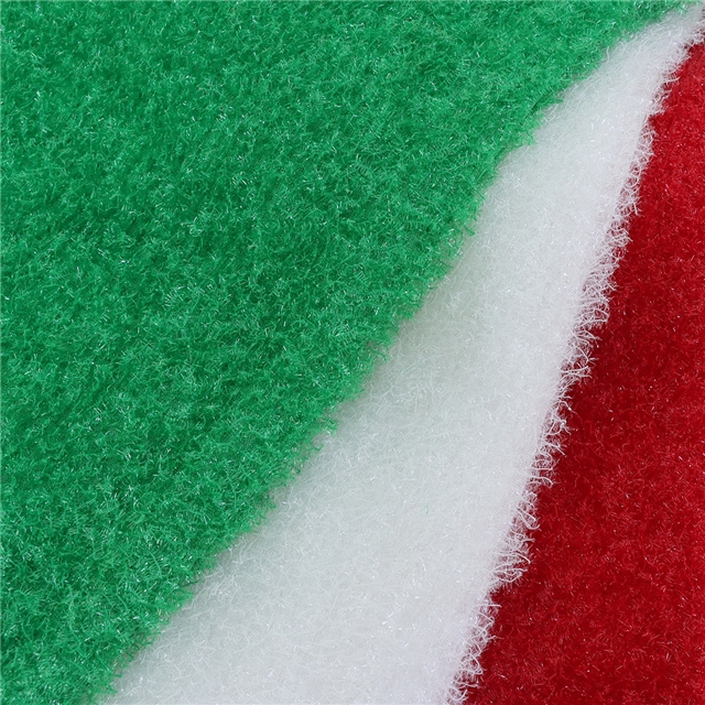 2 ways bright silk scallion velvet tassel knitted fabric