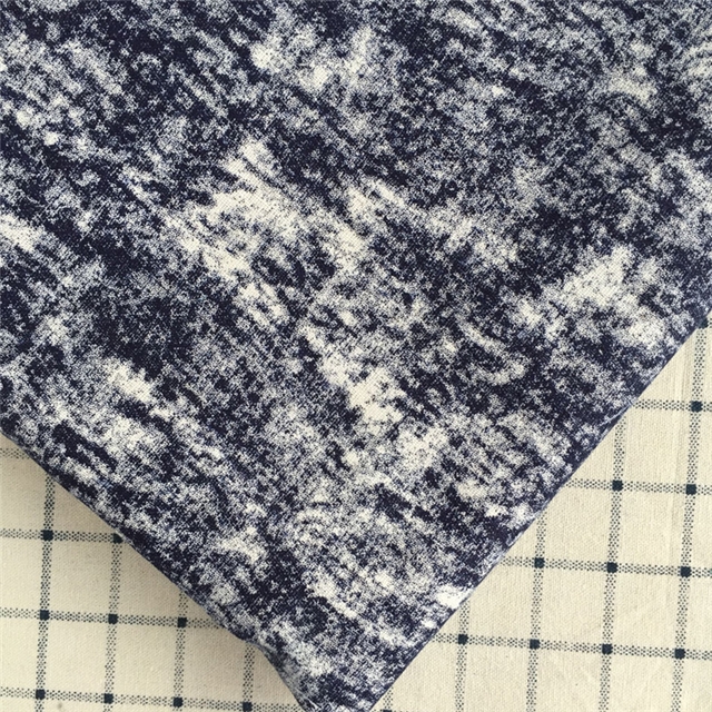 cotton and linen tie dye printing