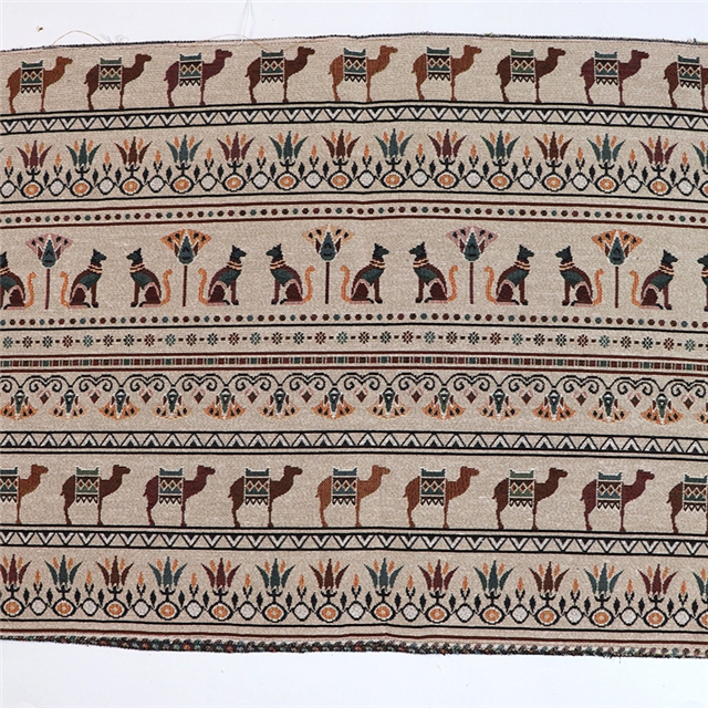 puppy polyester cotton yarn dyed jacquard fabric