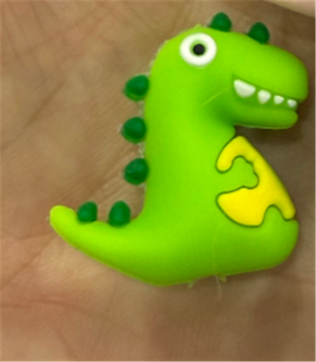 silicone three-dimensional dinosaurs silicone bead