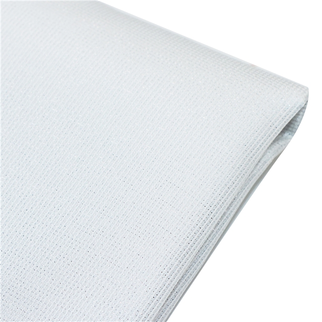 100% polyester plain color shiny gold and silver silk polyester fabric