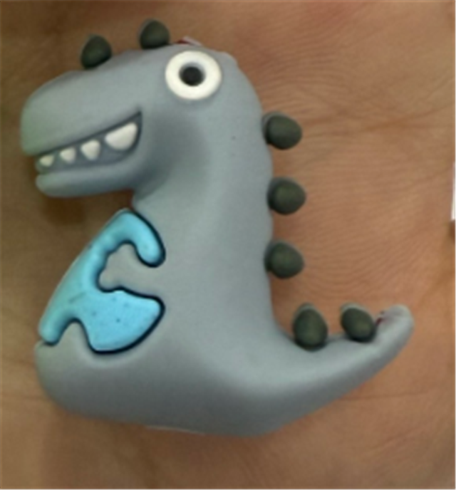 silicone three-dimensional dinosaurs silicone bead
