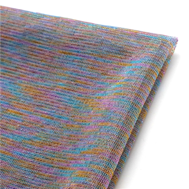 2 ways slide silk Illusion color bright mesh cloth