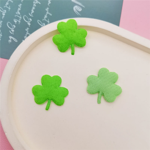 fabric shamrock  ultrasonic embossed accessories