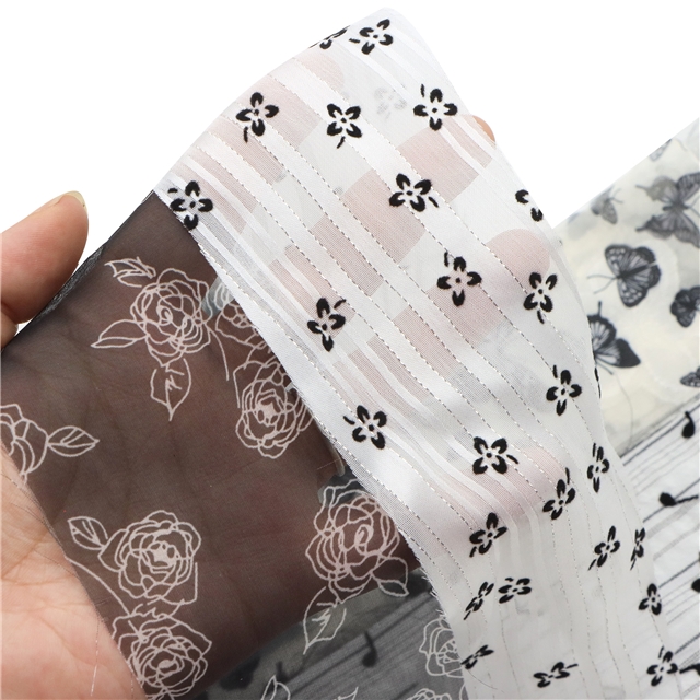black and white series sliced fabric set (10 styles/set,each size:6.3*50cm(2-1/2*19.7