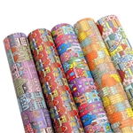 house series smooth self printed faux leather set (5 pcs/set)