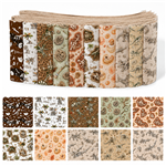 dinosaur fossil series polyester cotton sliced fabric set (10 styles/set,each size:6.3*50cm)