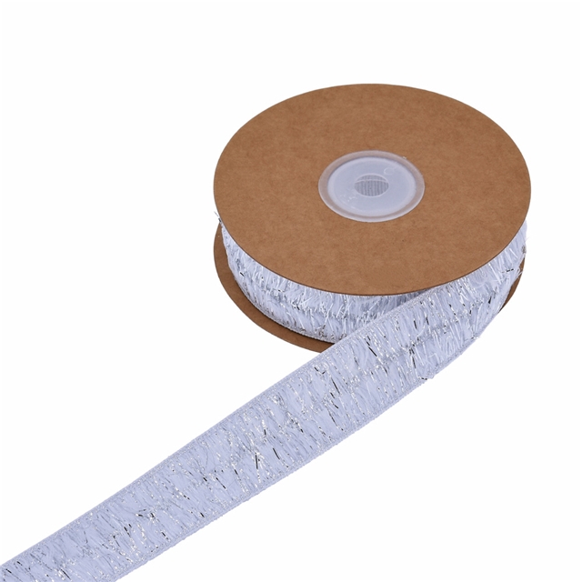 christmas tassel double-layer woven tape