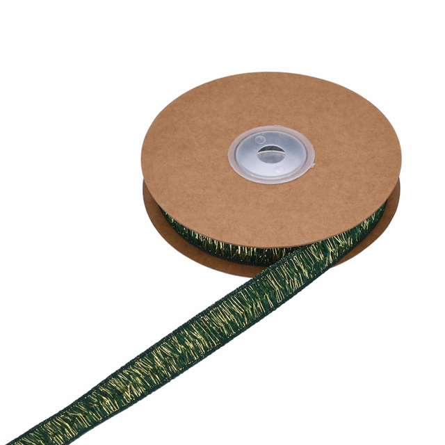 christmas tassel double-layer woven tape