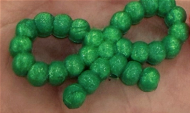 silicone three-dimensional bow silicone bead