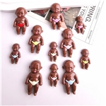 ugly and cute black doll 3d resin accessories