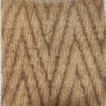 wave pattern sheared fringe chiffon fabric