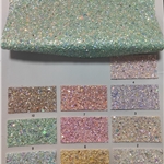 tube beads chunky glitter sequins faux leather