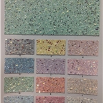 tube beads chunky glitter sequins star faux leather