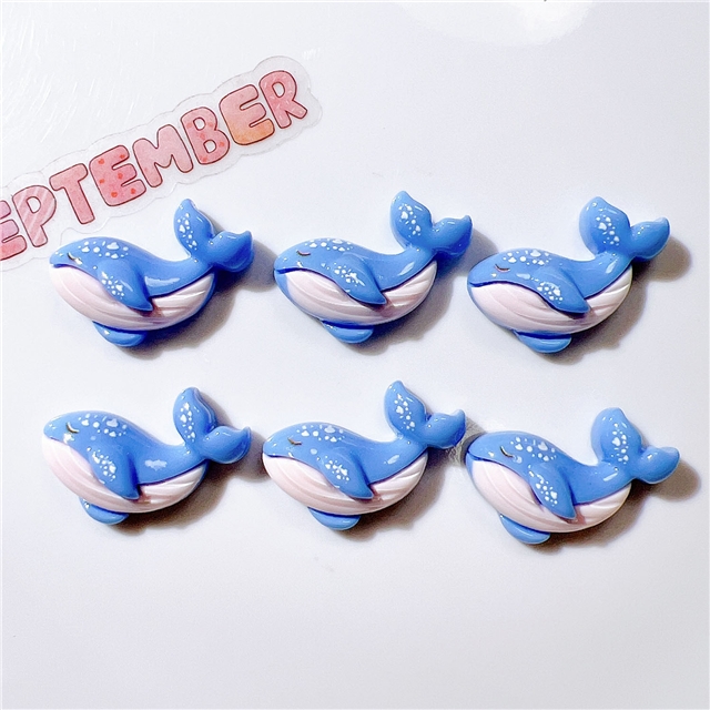 plastic/resin marine animal series 3d resin accessories