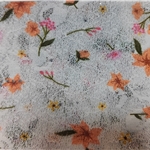 4 way hot stamping printed lace fabric