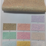 plain chunky glitter sequins faux leather