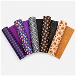 halloween day series double sided faux leather set(5pieces/set)