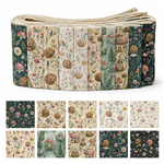 snails series polyester cotton sliced fabric set (10 styles/set,each size:6.3*50cm)