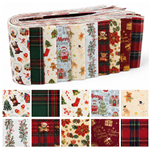 christmas series sliced fabric set (10 styles/set,each size:6.3*50cm)