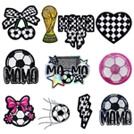 2026 world cup football match theme embroidery patch (back with glue)