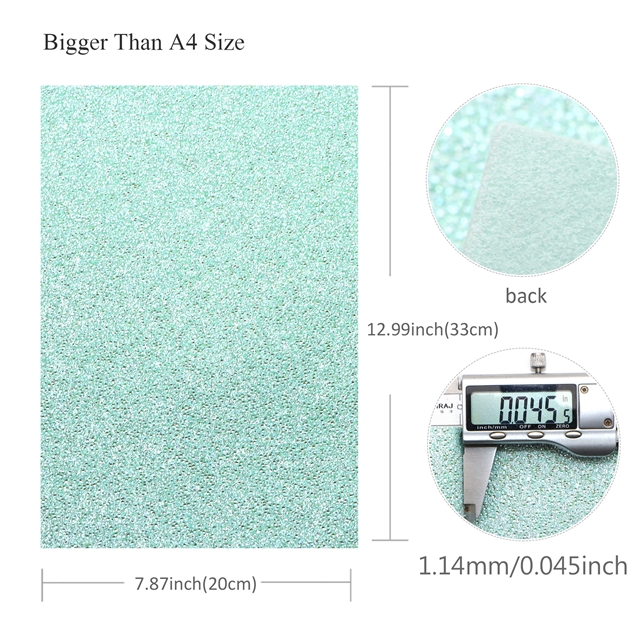 synthetic leather half circle beads chunky glitter faux leather