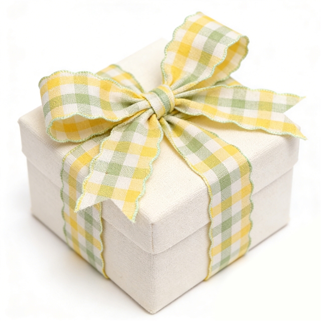 plaid embossing edge pressing ribbon（5yard/roll）