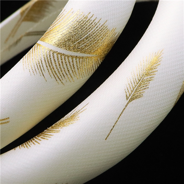 hot stamping feather chiffon high cranial hairband