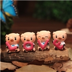 love pig micro landscape decoration set（4pcs/set）