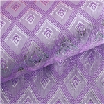 diamond pattern gold and silver jacquard fabric